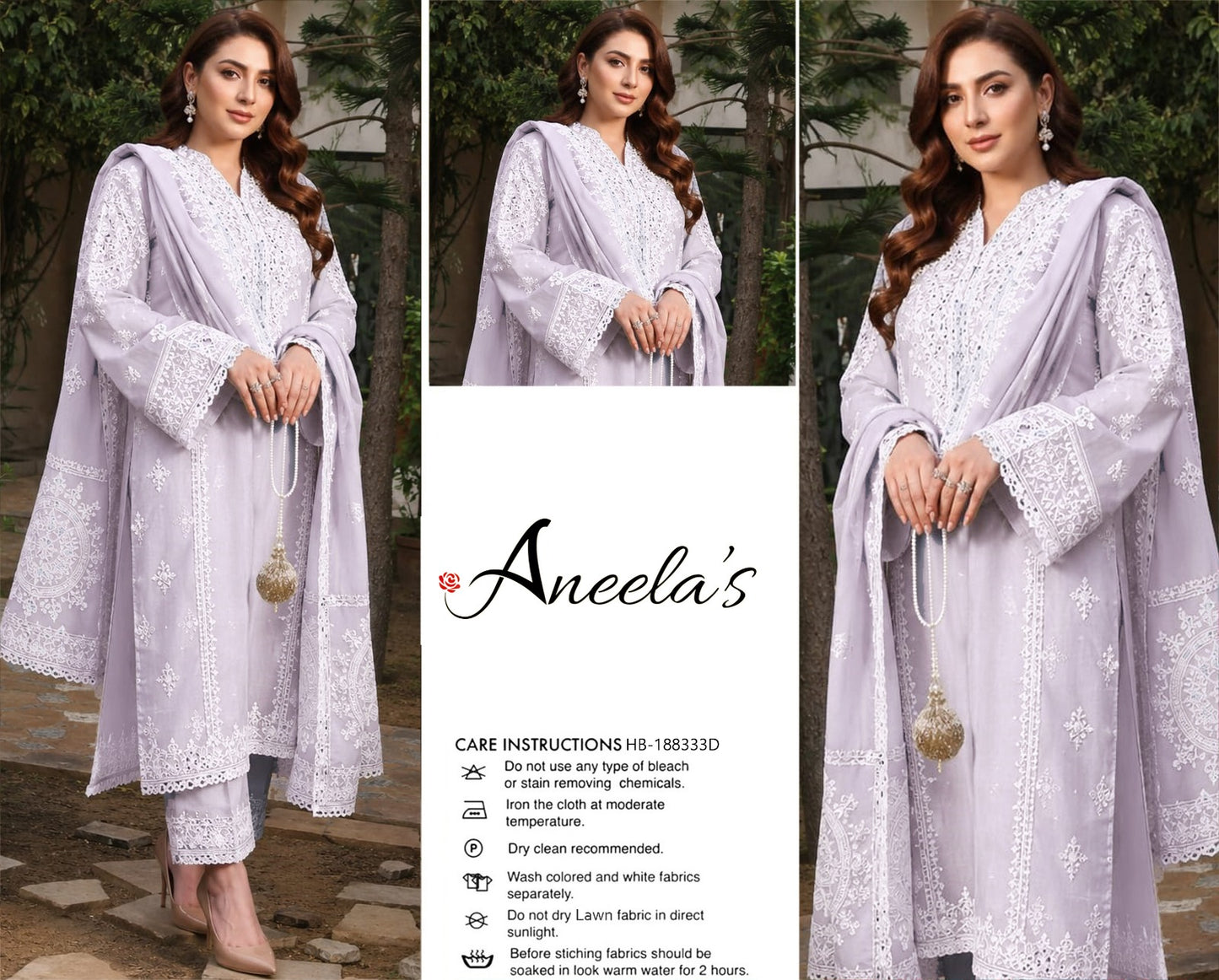 3PIECE Luxury Embroidered Collection