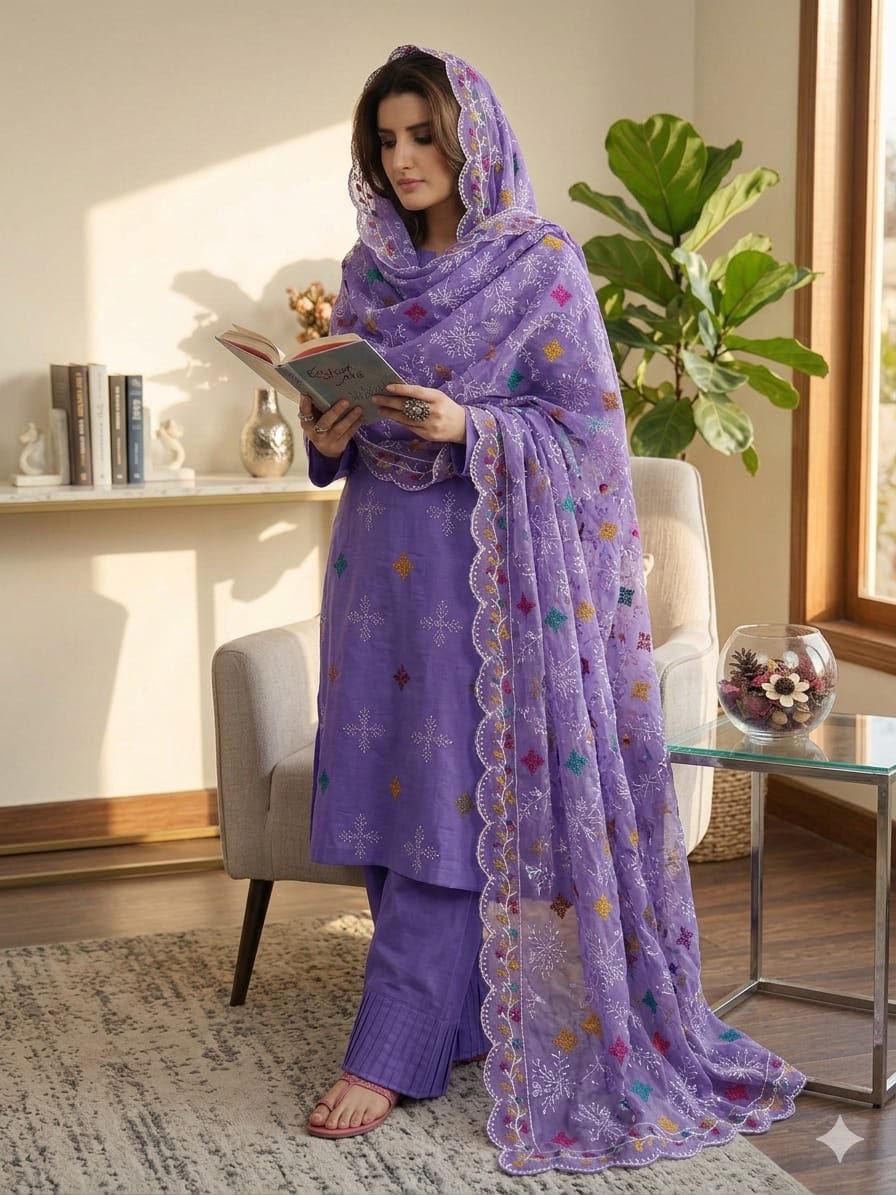 3PIECE Embroidered Summer Collection