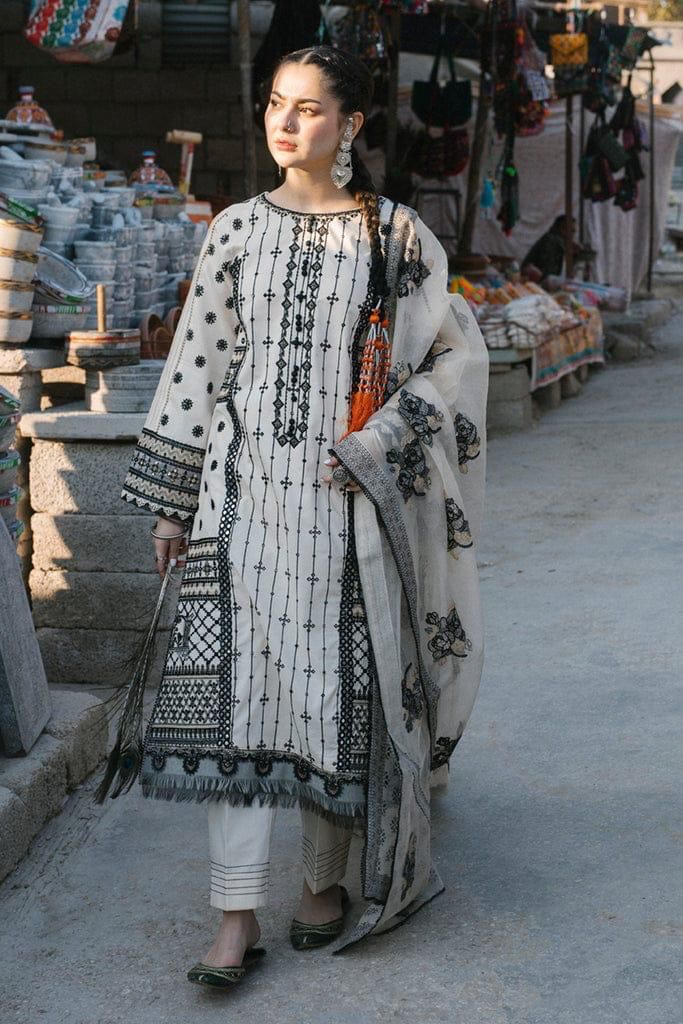 3PIECE QALAMQAR Luxury Embroidered Collection