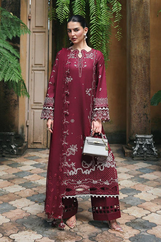 3PIECE Luxury Embroidered Collection With Cutwork Duppta