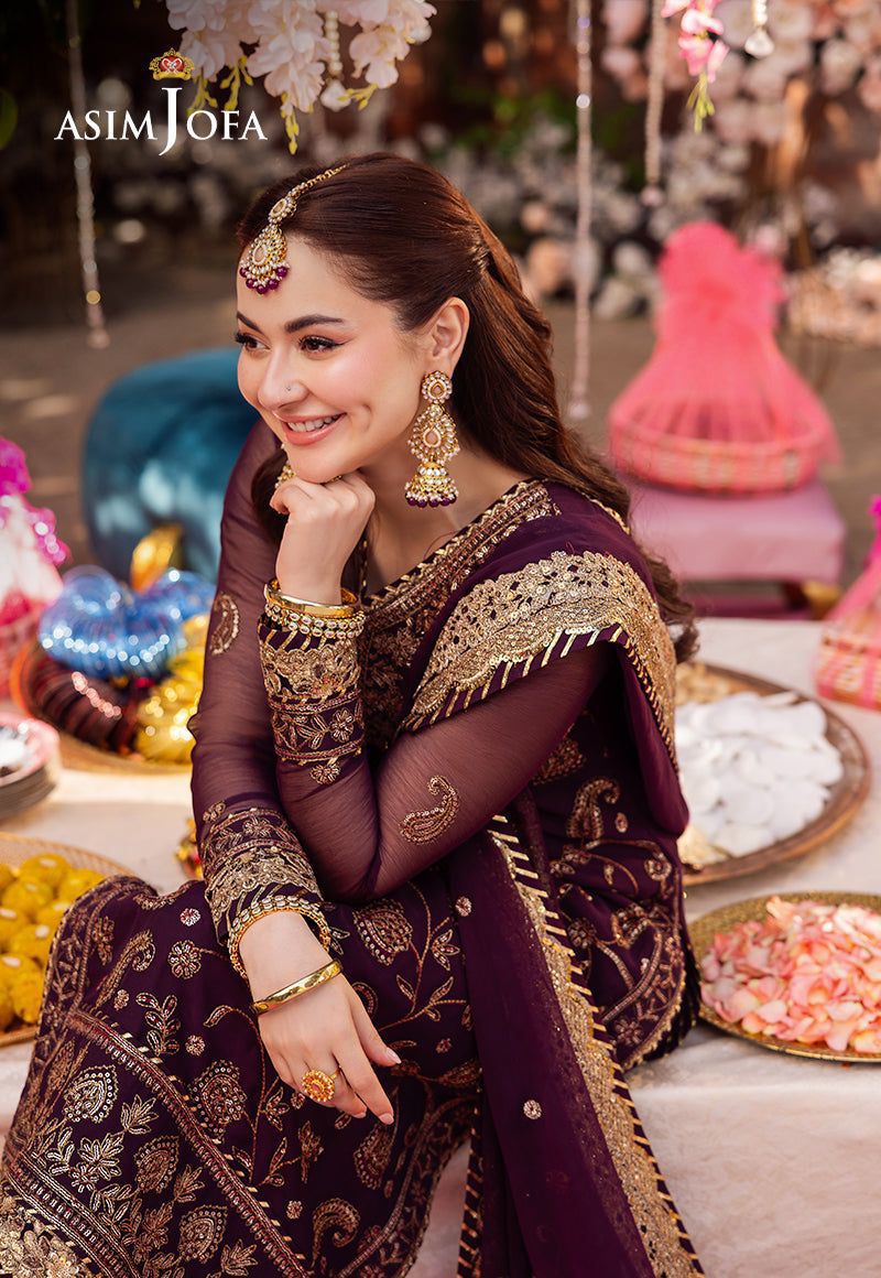 3PIECE Luxury Embroidered Chiffon Suit