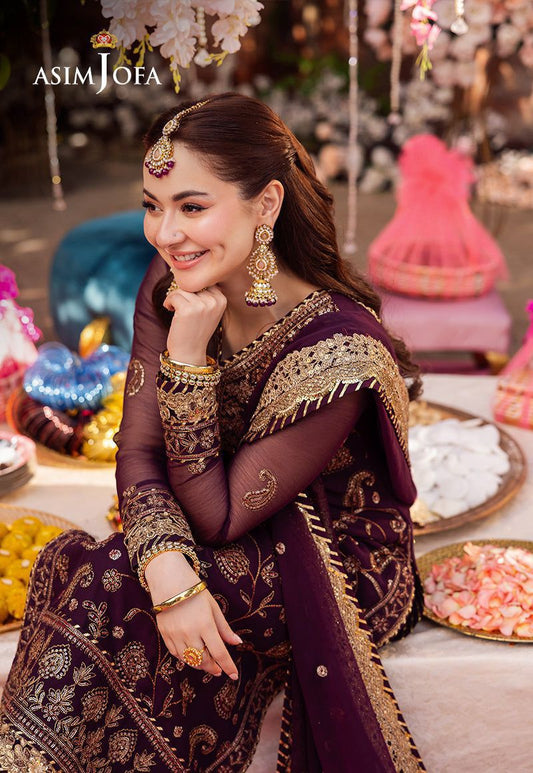 3PIECE Luxury Embroidered Chiffon Suit