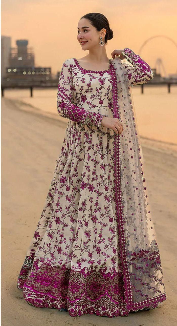 3 Piece Embroidered Maxi Dress
