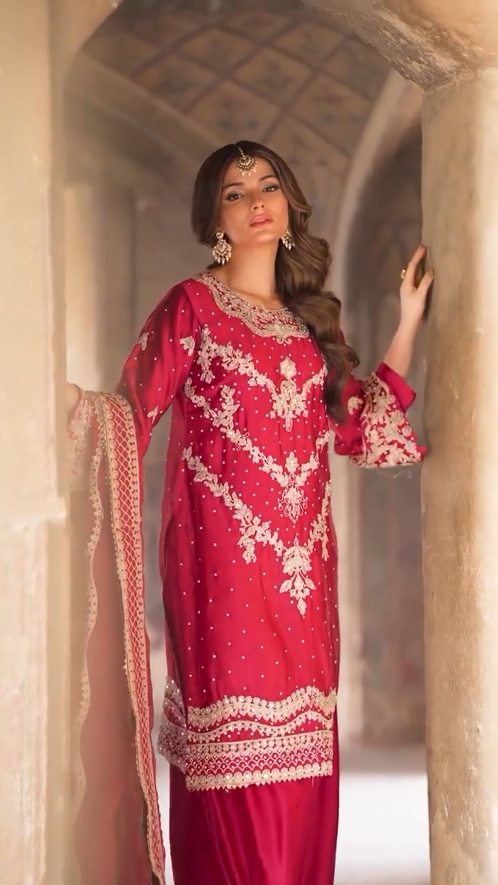3 Piece Silk Women's Dress